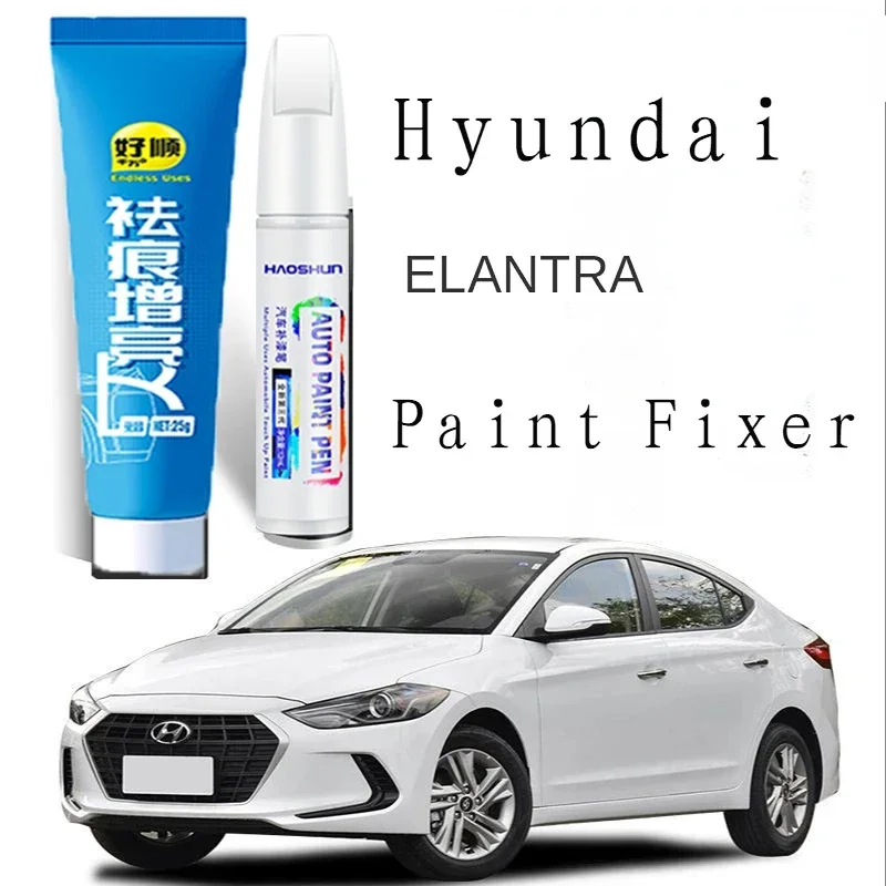 Paint Pen for Scratch Suitable For Hyundai ELANTRA Paint Touchup Pen Elegant White Gray ELANTRA Original Paint Repair Mark Car