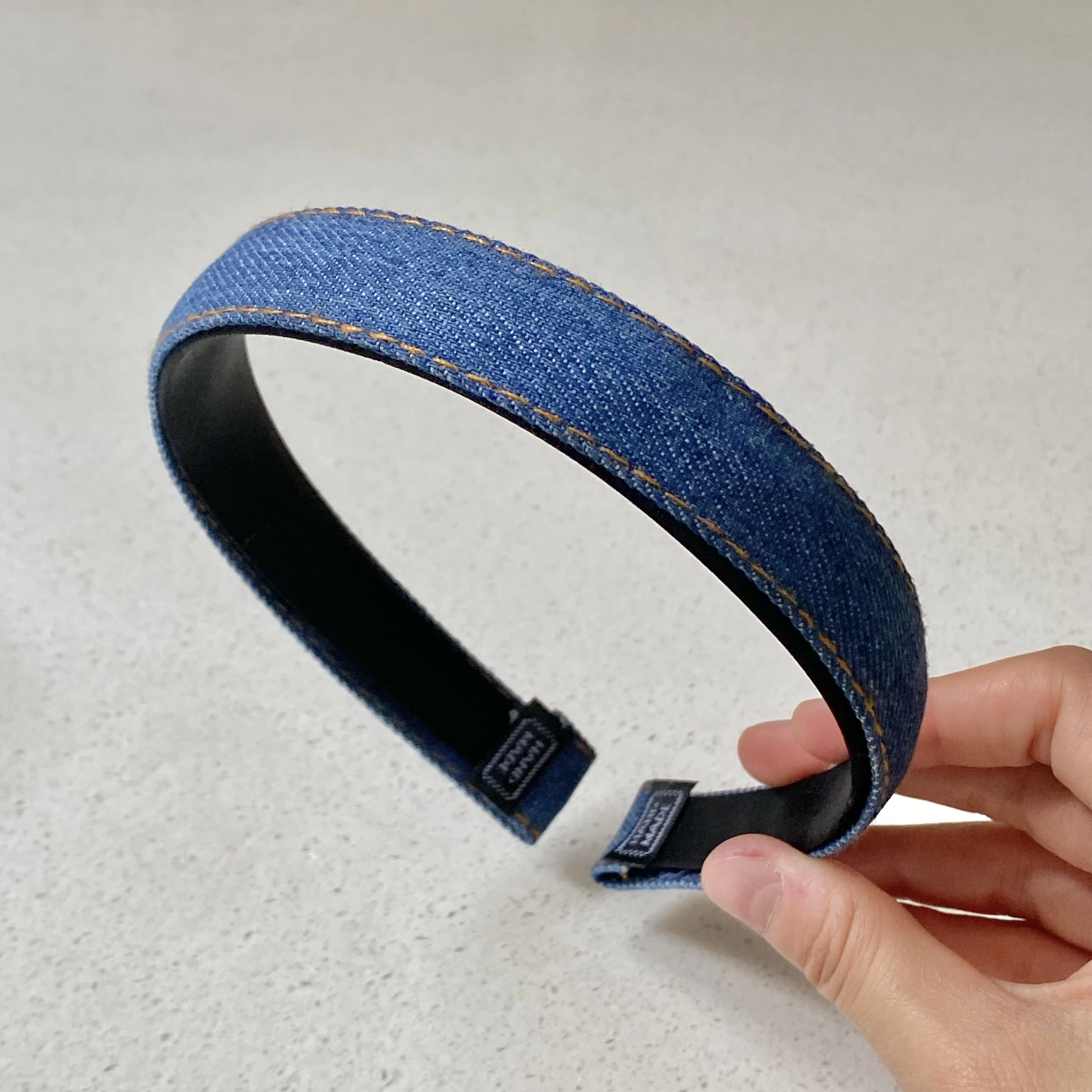 1 juego de diademas de mezclilla para el cabello, accesorios elegantes para el cabello para mujeres, diademas casuales para uso diario