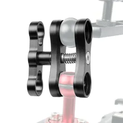 Diving Extended Flash Lights Ball Butterfly Clip Arm Clamp Mounting For GoPro DJI Insta360 Camera Underwater Bracket Ball Mount