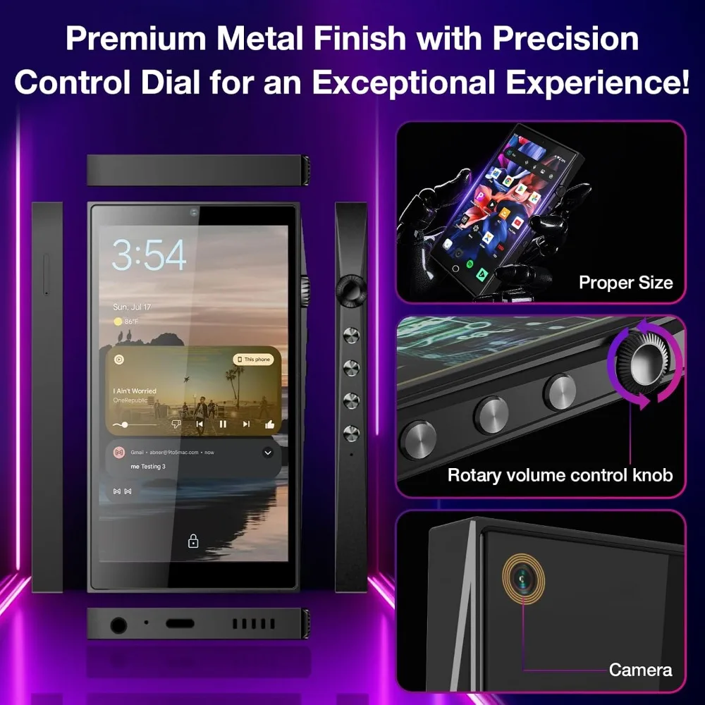 Portable Android Media Player with Touch Screen and Dual Cameras view 3