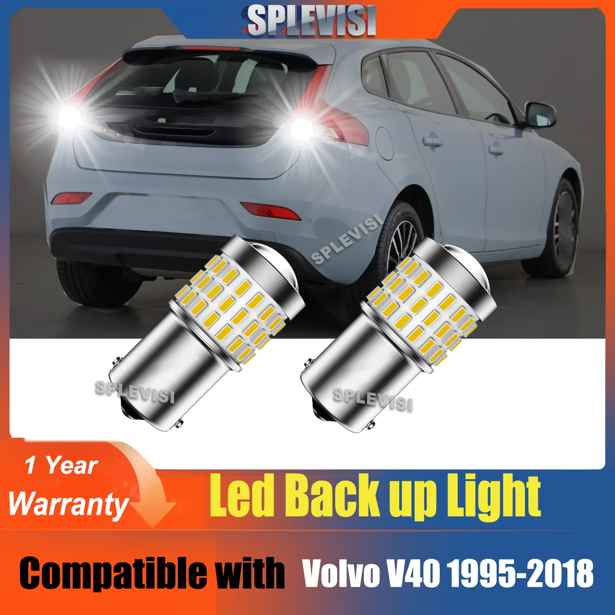 

2x 1156 BA15S IP68 LED Back Up Reverse Light DC 12V Upgrade Set For Volvo C30 C70 S40 S60 S70 S80 V40 V50 V60 V70 XC60 XC70 XC90