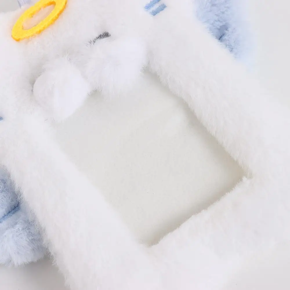 Cute Plush Photocard Case Student Card Holder Bag keychain Star Shape Photo Card Holder Idol Photos Protective Cover Cartoon