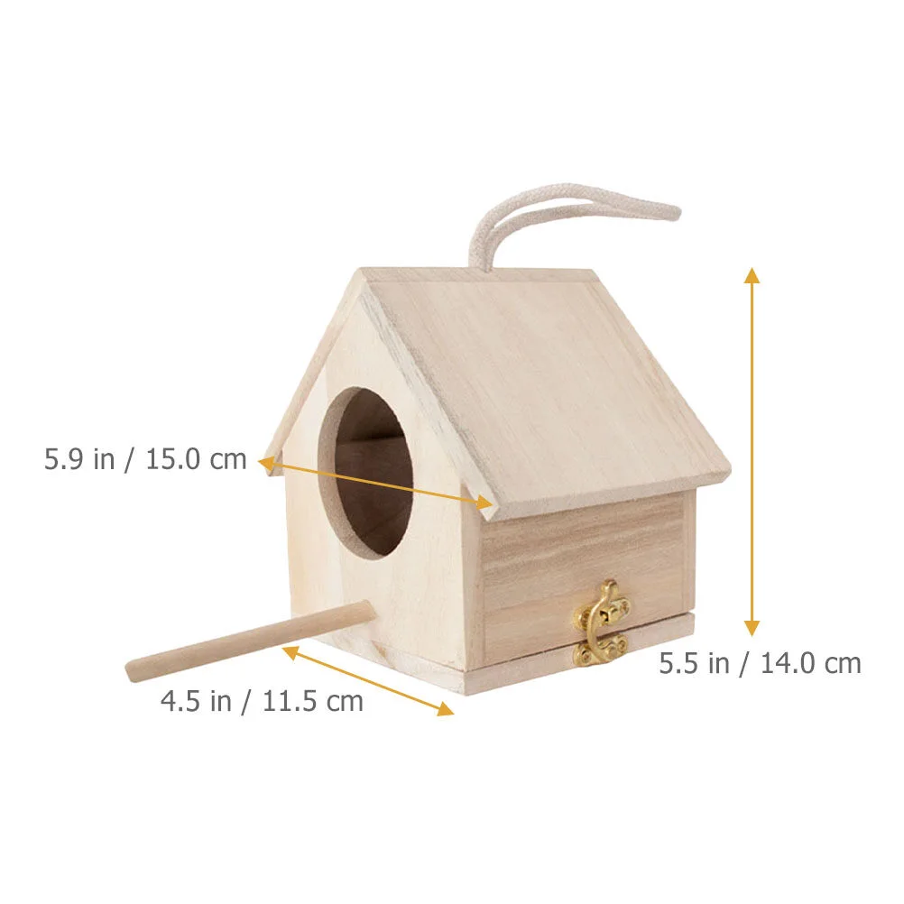 Feeder Squirrel Nesting Box Bird House Kit Birdhouses Outdoors Hummingbird Material Camera