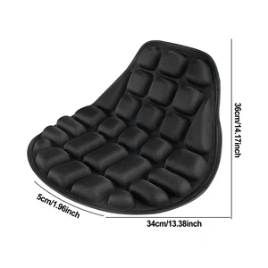 SEAMETAL-Universal Seat Cover para Motocicletas, Almofada do assento, preto, espuma EVA, macio, confortável, bicicleta elétrica 10 principais vendas capa de acento moto - №8