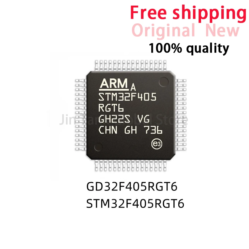 (1piece)100% New STM32F405RGT6 GD32F405RGT6 STM32F405 32F405RGT6 GD32F405 RGT6 QFP64 Chipset