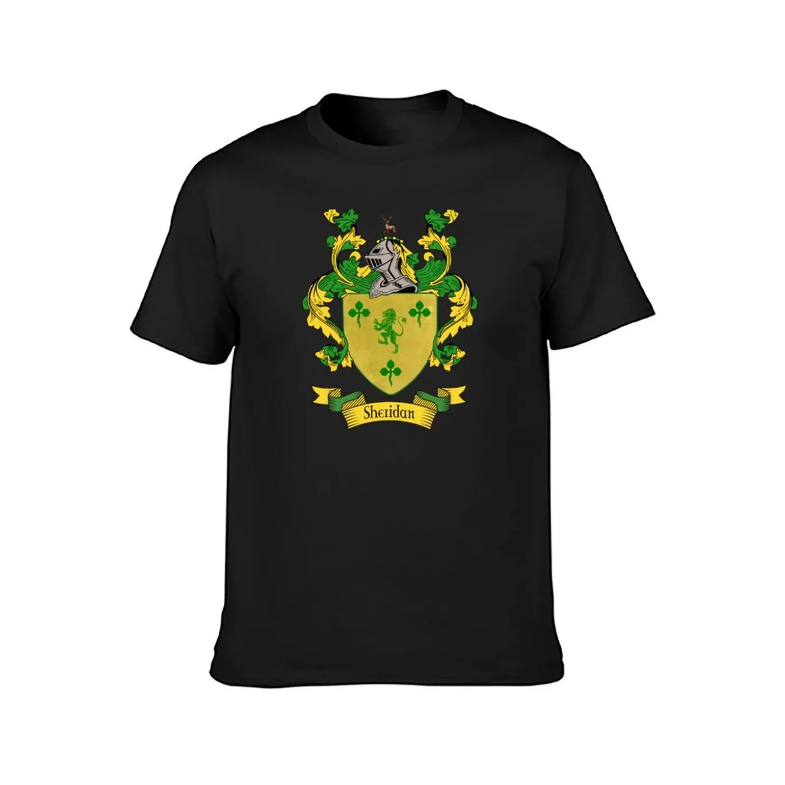 Sheridan Coat of Arms | Sheridan Family Crest T-Shirt summer top sublime mens t shirts pack