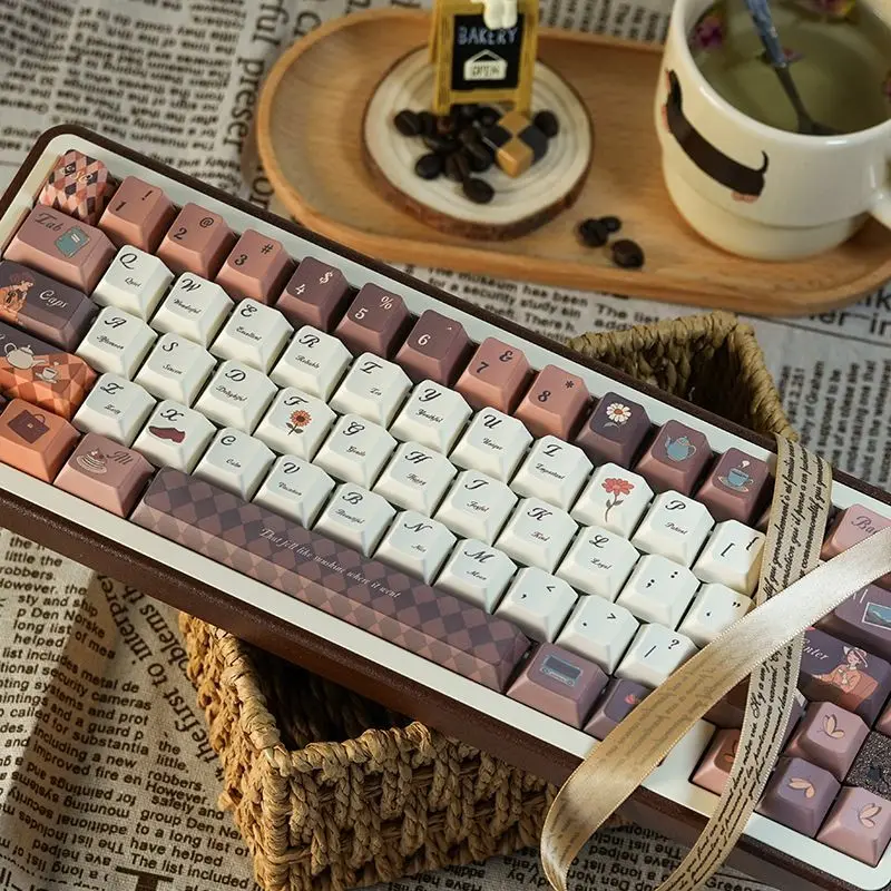 

Afternoon Time Customization Highly Creative PBT Sublimation Material Keycap Personalized Mechanical High Value Keyboard