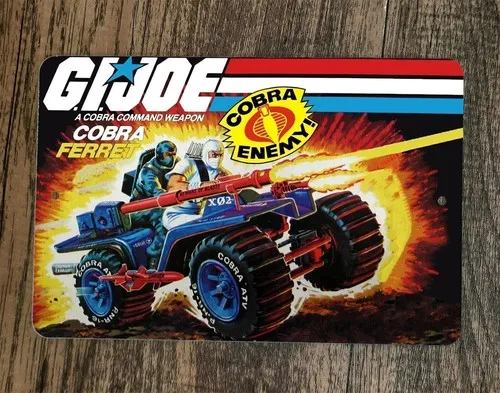 Ferret  Metal Wall Sign GI Joe  Poster