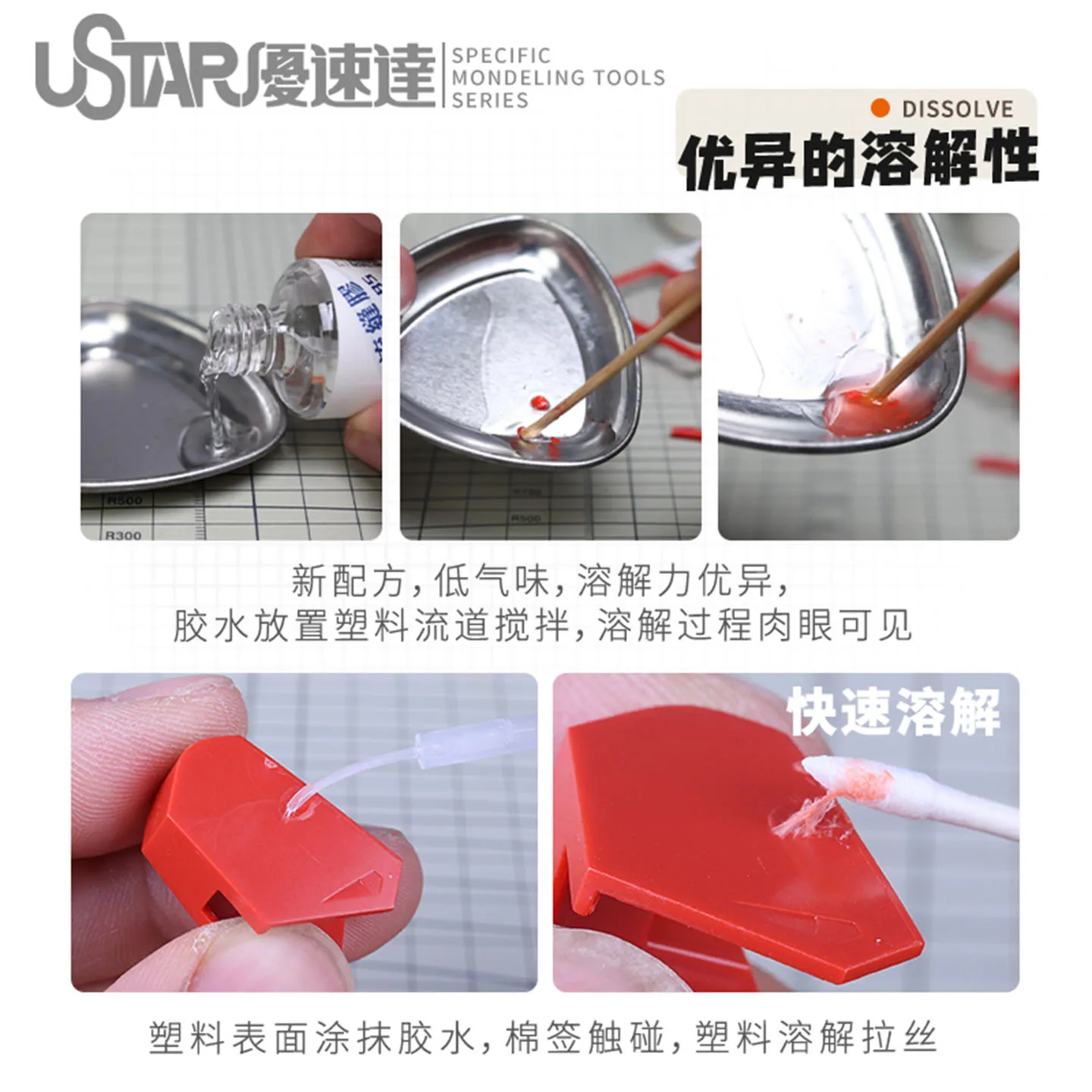 Glue Tool ABS Slip Seam Military Model Car Model Model Parts Seamless Production Of UA92700