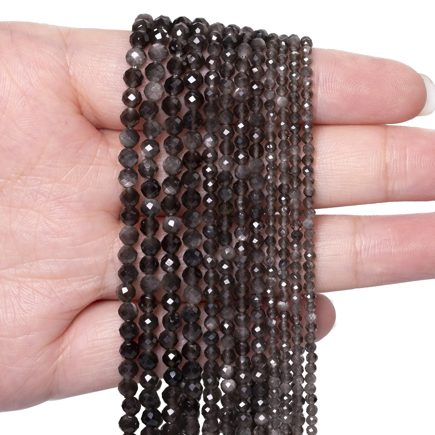 2/3/4Mm Gefacetteerde Natuursteen Apatiet Lapis Lazuli Toermalijn Kralen Kleine Kralen Voor Sieraden Maken Diy Armbanden Accessoires 15''