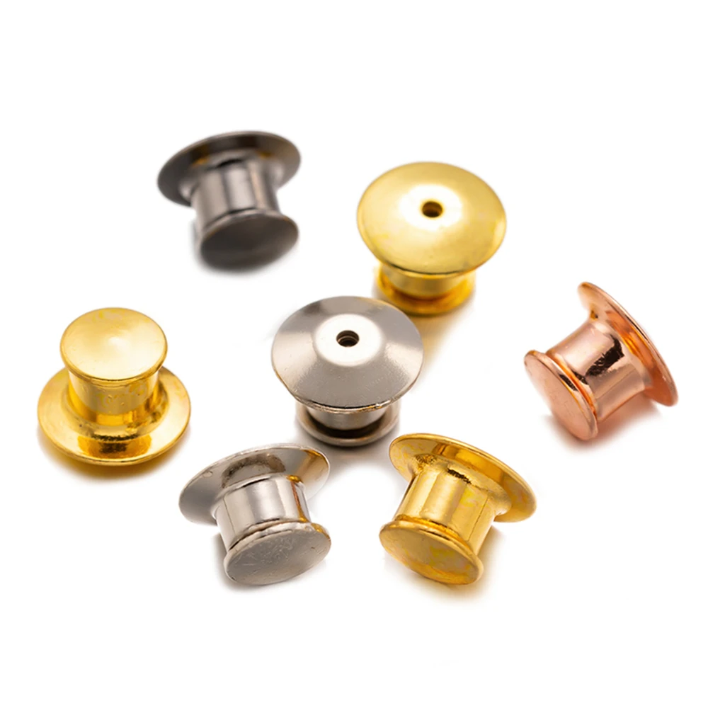 10 Stück Magnetische Broschen-Verschlüsse Metall-Verschlussnadeln Sicherungsverschlüsse für DIY Broschen Abzeichen Schmuckherstellung – Detail 5