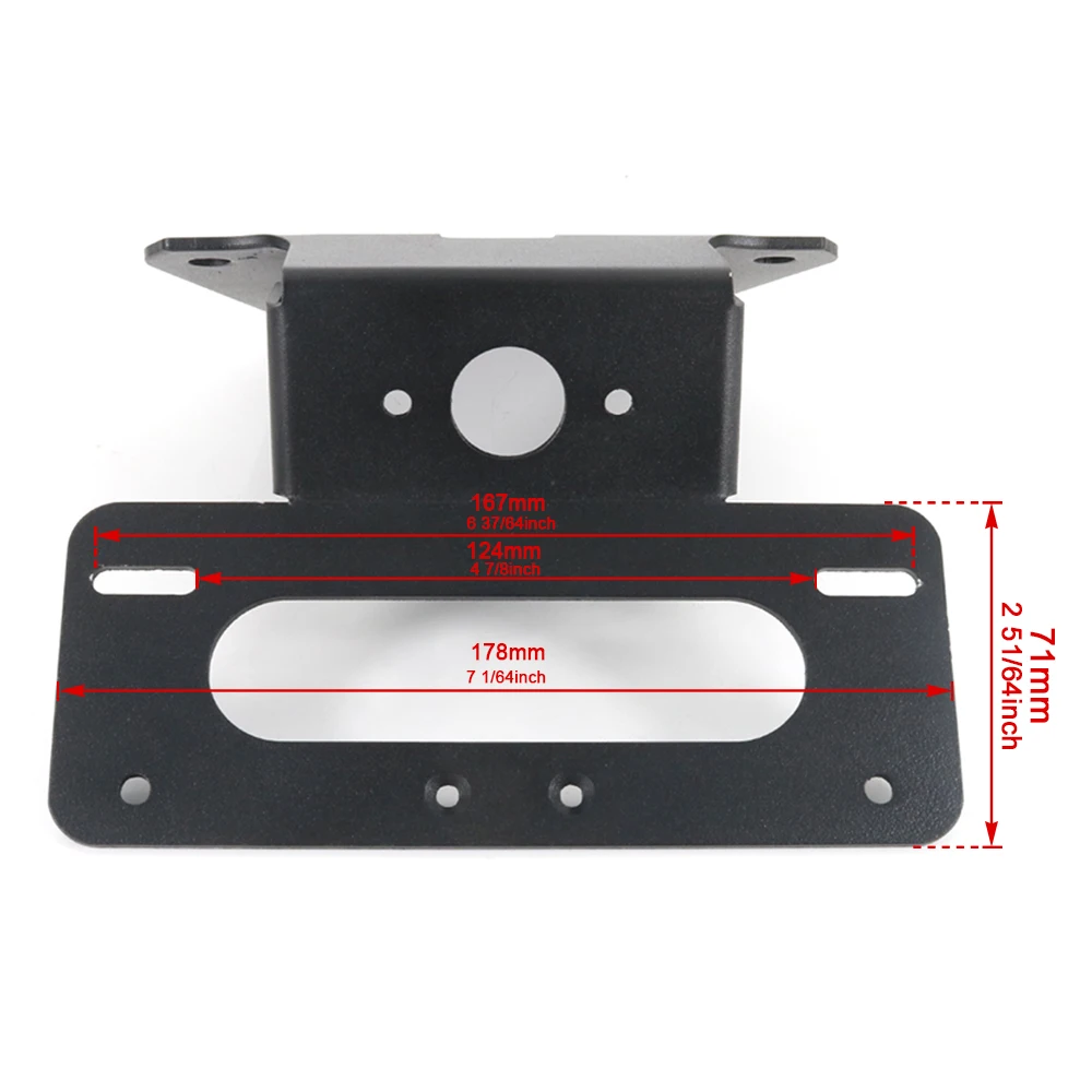 Fit For Honda Grom MSX125 2013 2014 2015 Motorcycle Rear Tail Tidy License Plate Fender Eliminator Kit Aluminum Black