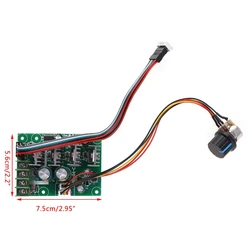 30A DC 6-60V PWM Motor Speed Controller Board Dimmer Current Regulator+Display Drop Shipping