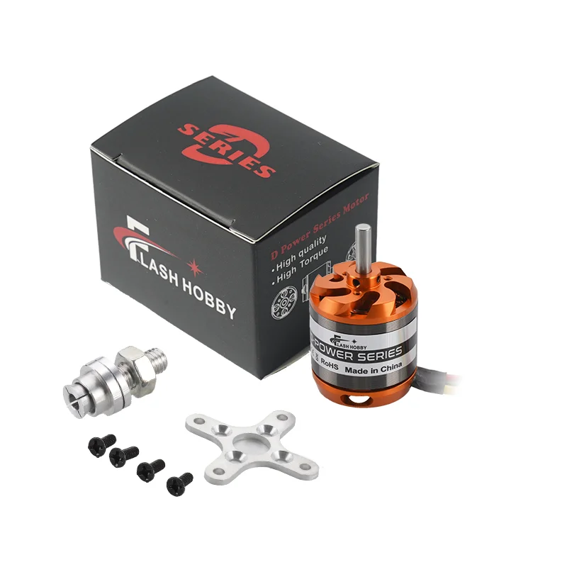 FLASHHOBBY D3542 1450KV 1250KV 1000KV Brushless Outrunner Motor for RC Model FPV Airplane Fixed-Wing Drones DIY Parts DYS