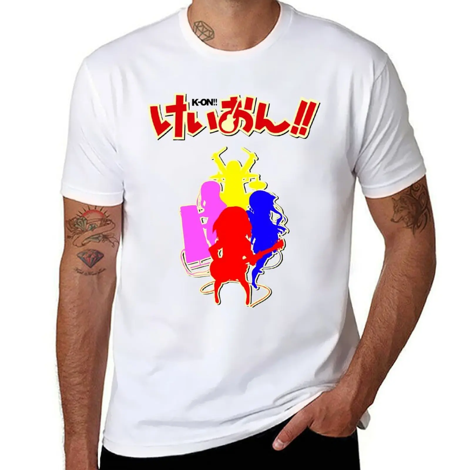 

K-ON!! T-Shirt t shirts for man slim fit man graphic t shirt T-Shirt