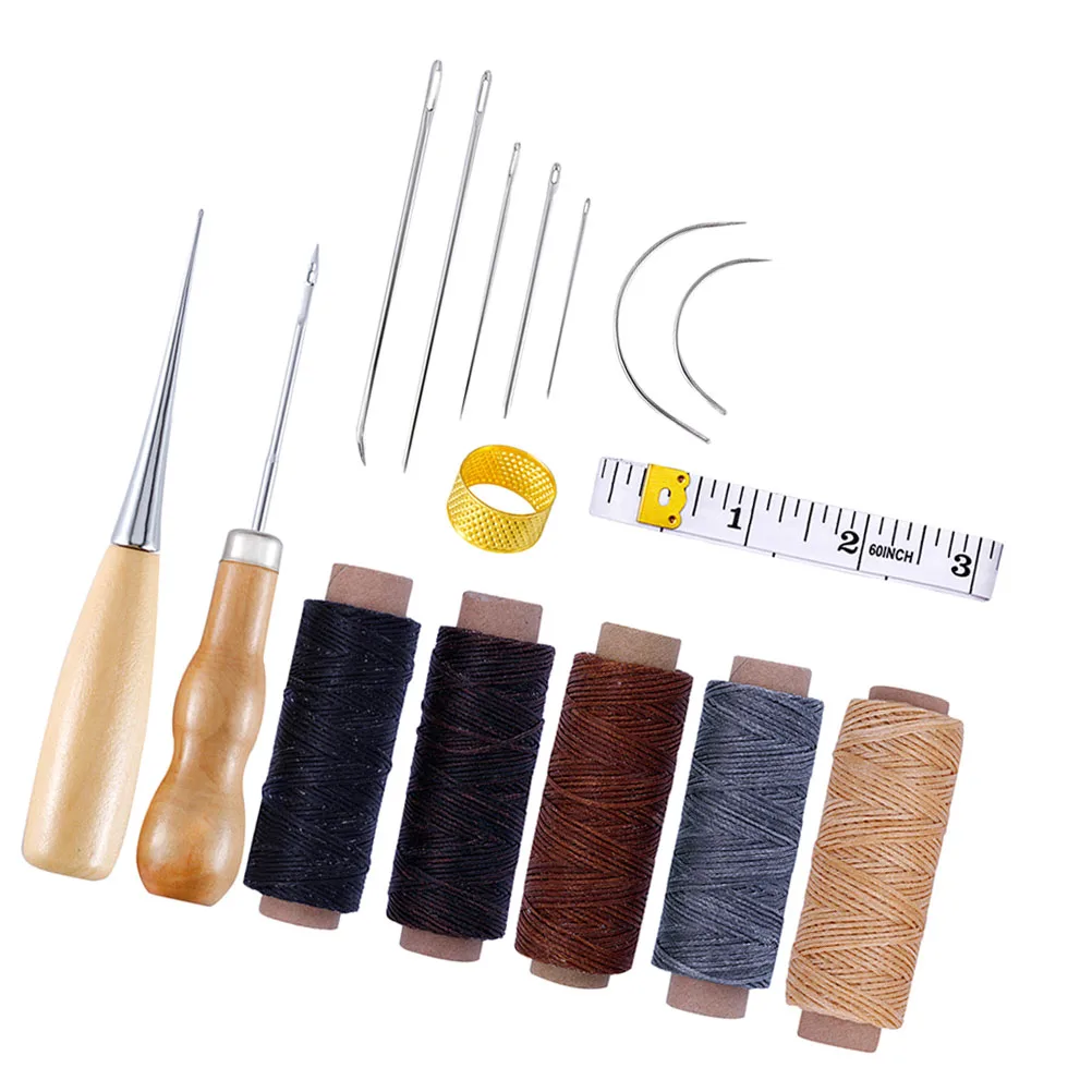 

16pcs Hand Suit Kits Sewing Awl Accessories Repair Set Projects Patchwork Cloth Corner Turner Work Sewing