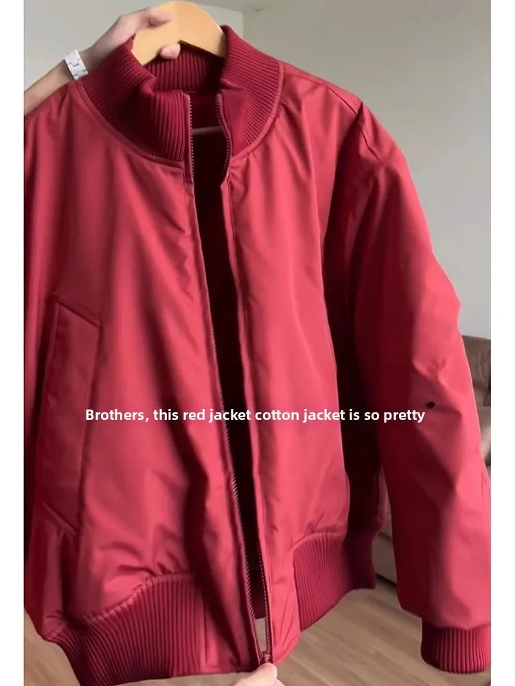 

Red Pilot Jaet, пальто ort Sle для мужчин, осень-зима, Cleanfit ape, хлопковая одежда для пар, 2025 год китайского зодиака