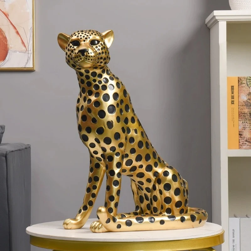 

Nordic Modern Model Room Lucky Leopard Ornament Floor Crafts