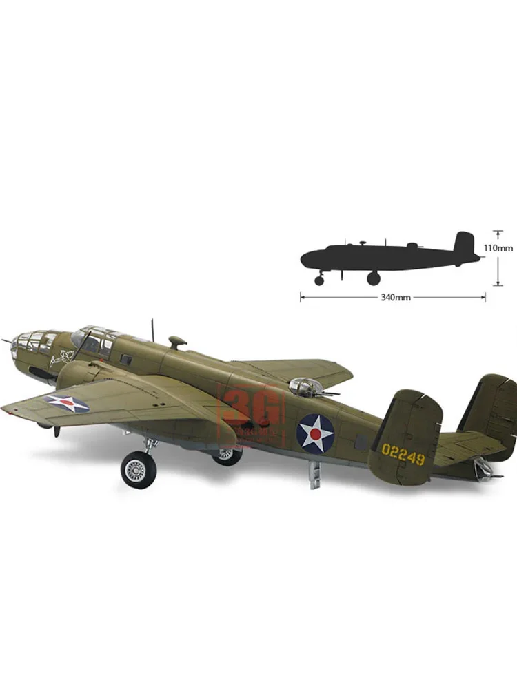 DIY Assembleia Aircraft Model Kit, Academia, USAAF, B-25B Bomber, 1 48, 12336