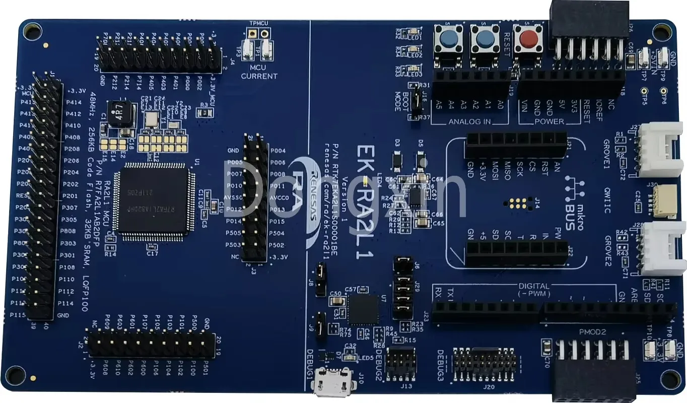 EK-RA2L1 RTK7EKA2L1S00001BE R7FA2L1AB2DFP Комплект оценки макетной платы MCU