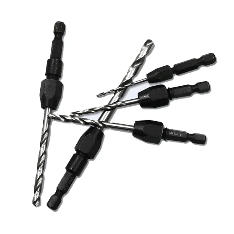 

5Pcs Quick Chuck Countersink Drill Bit Set HSS 6542 Hex Shank Drill Bit Wood Hole Cutter High Speed Steel Twist Drill Bit Set