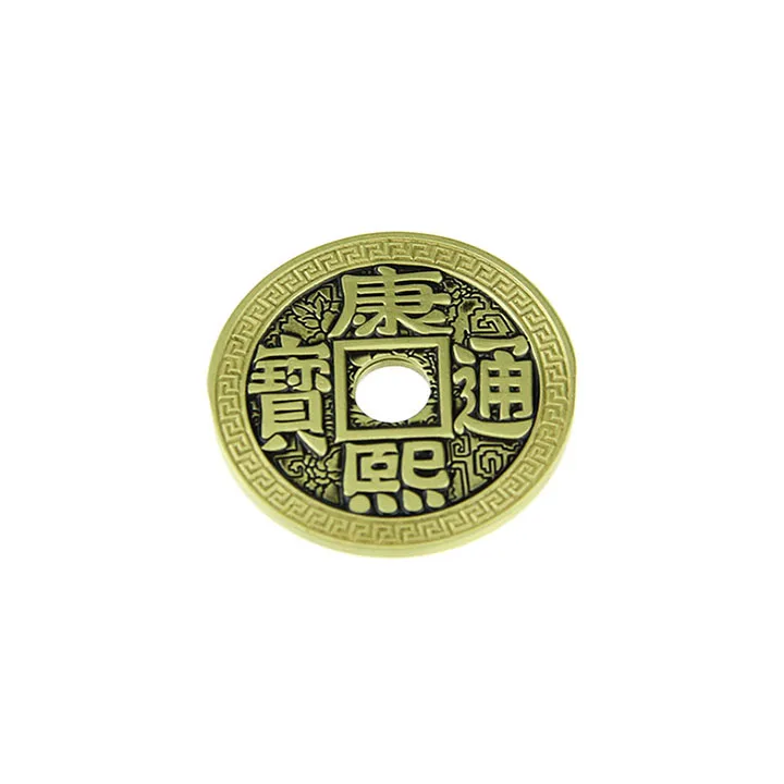 LUOHANQIAN CHINESE COIN HALF SHELL COIN Chinese Palace Coin Magic Illusion Accessories Magic Tricks Gimmick Props Magician Fun