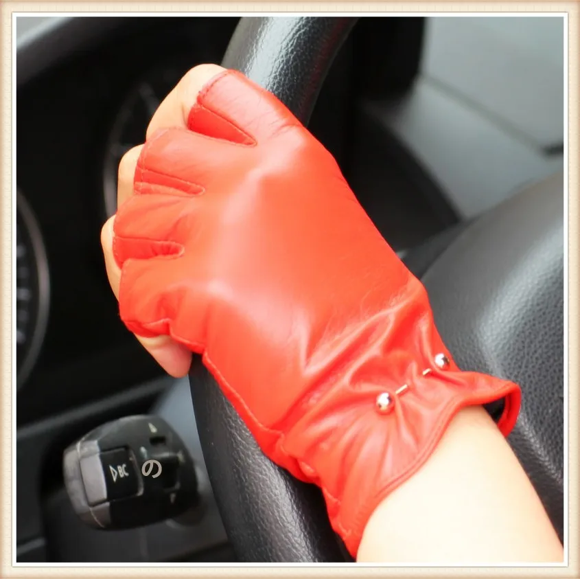 elma-レディース-レザー-ドライビング-グローブ-ハイエンド-シープスキン-メタル装飾-ハーフフィンガー-グローブ-ファッショナブルで機能的