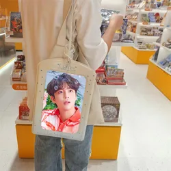 KPOP A4 Photo Organizer Card Holder Cartoon Pattern Card Holder Album LOMO Card Organizer Portrait Photo Display Frame PVC