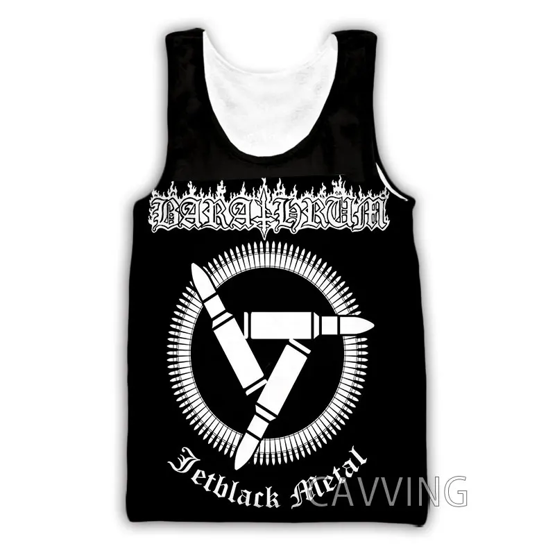 CAVVING 3D Printed Barathrum Rock  Tank Tops Harajuku Vest Summer Undershirt Shirts Streetwear for Men/women