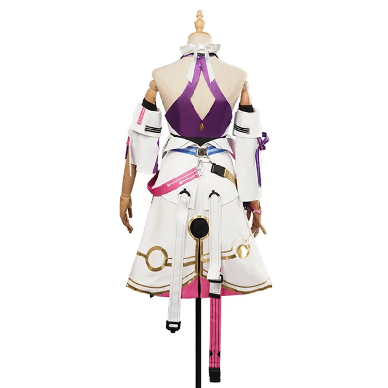 Asta Cosplay Costume Honkai Star Rail Halter Women Dress Pink JK Uniform Halloween Observer of Deep Space Asta Outfit