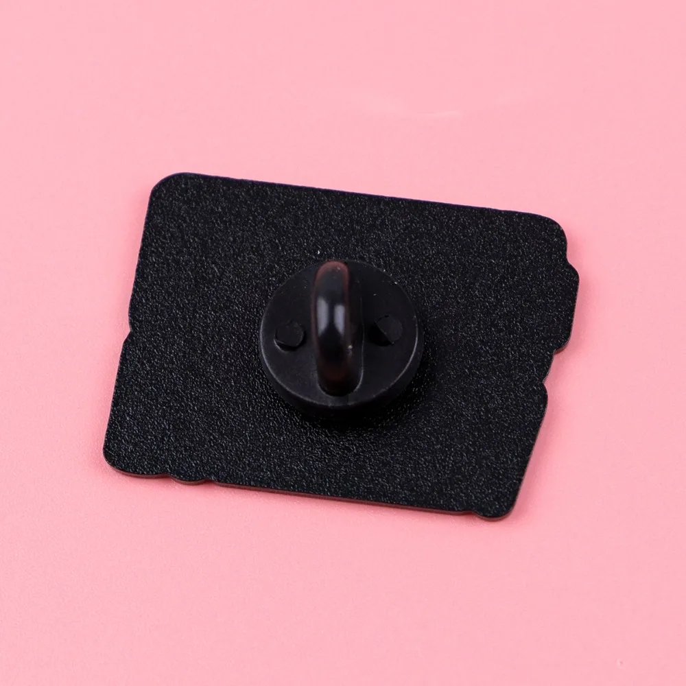 الإبداعية بطارية 1% بروش مضحك يقتبس رسالة PACIENCIA شارة التلبيب على ظهره اكسسوارات خاتم هدايا مجوهرات أنيقة لصديق