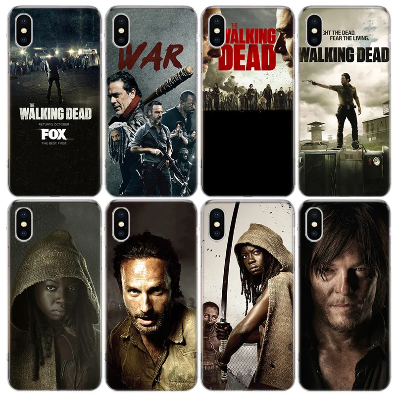 The Walking Dead Phone Case For Apple Iphone 15 14 13 16 Pro Max Cover 11 12 Mini Fundas X XS Max XR 8 7 Plus Capa Shell Coque S