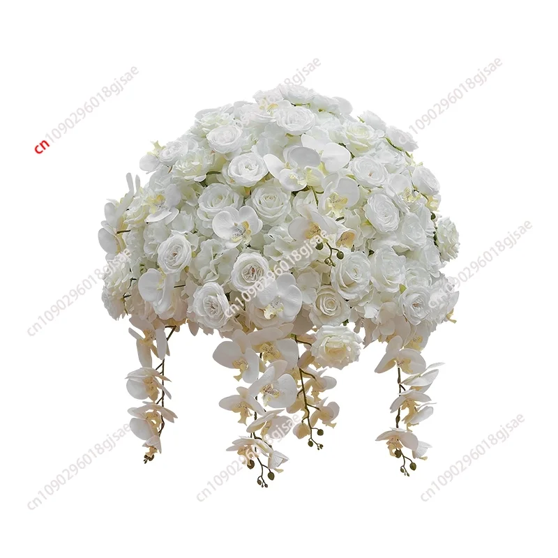

Artificial Orchid Rose Flower Ball Wedding Table Centerpieces Road leading Flower Ball Party Event Decor Floral Arrangement