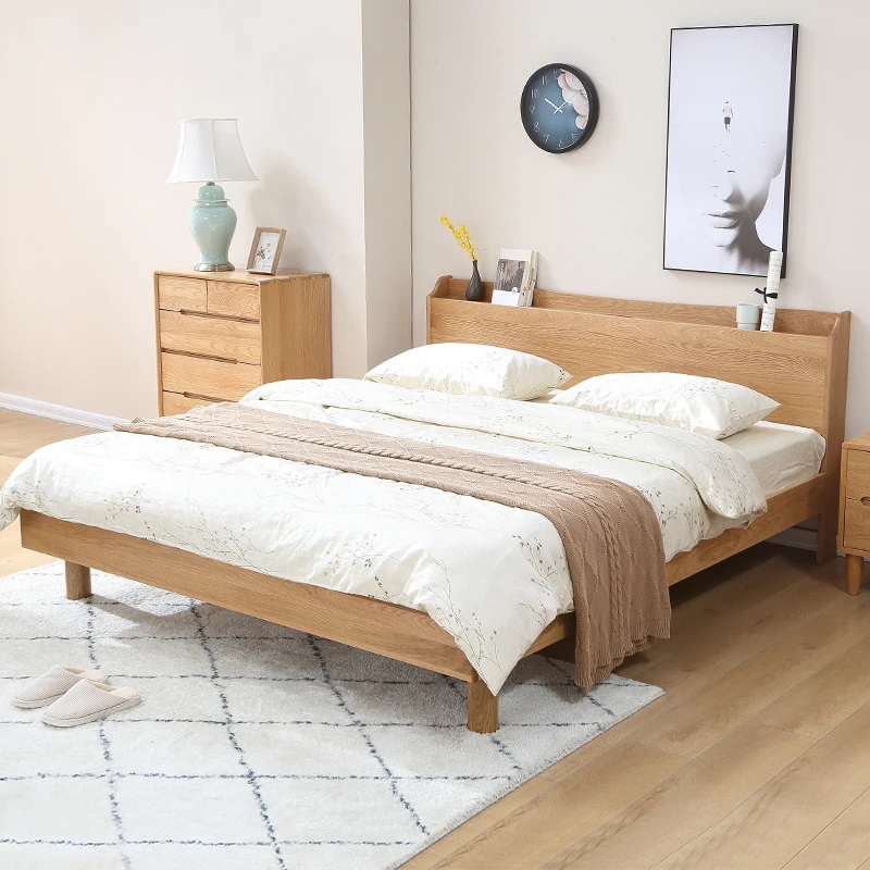 

Solid Wood Bedroom Set With Headboard Bedroom Furniture Bed