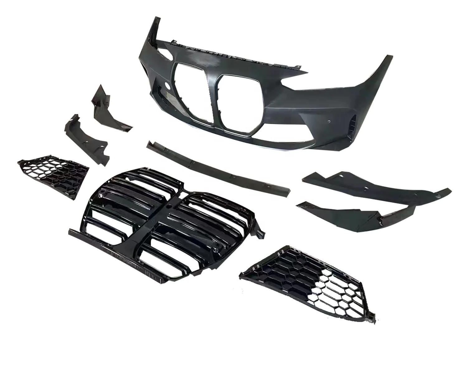 For  4 Series G22 Modified M4 style front bumper with grill for  Body kit car   2020 2021 2022