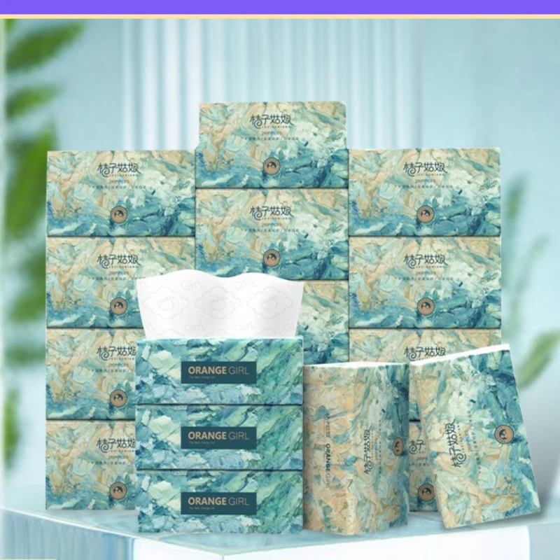 Thick Tissue Paper, 280 Sheets/pack, Household Tissue Paper, Toilet Paper, Soft Tissue Paper, 12 Packs/pack