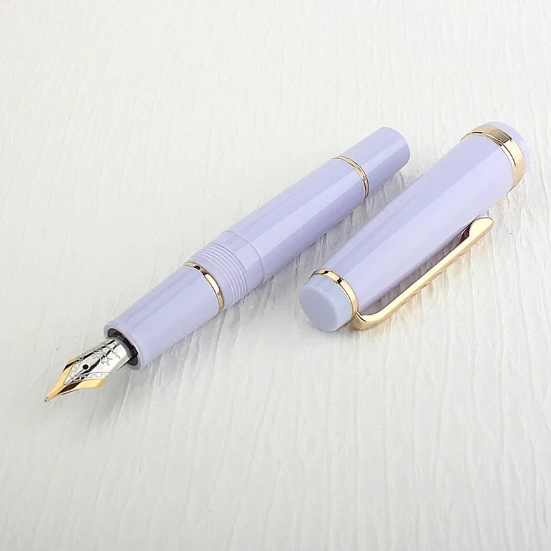 Jinhao 82 Mini Cute Acrylic Short Fountain Pen Portable Stationery Calligraphy Practice Writing Pen Office School Supplies