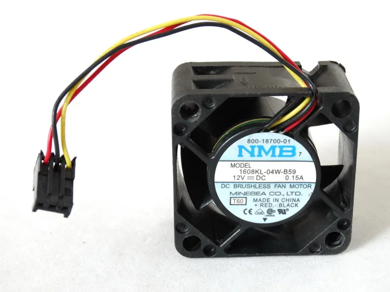 

1608KL-01W-B59 DC12V 0.15A 40*40*20MM 4CM Tachometer Signal ball bearing cooling fan