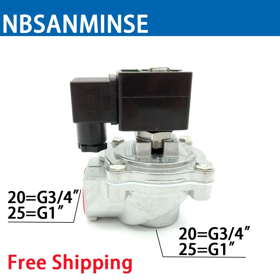 Pneumatic Pulse Valve DMF - Z - 25/40-76 S Bag Filter Pulse Solenoid Valve 220V24V High Frequency Durable