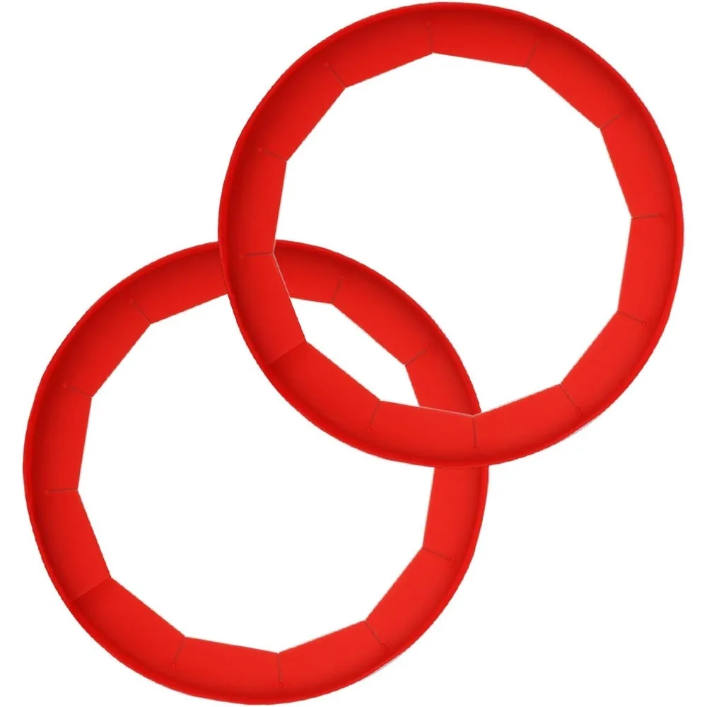 

Регулируемые силиконовые щитки для корки пирогов — защитные кольца для выпечки подходят для пирогов диаметром 8-11,4 дюйма