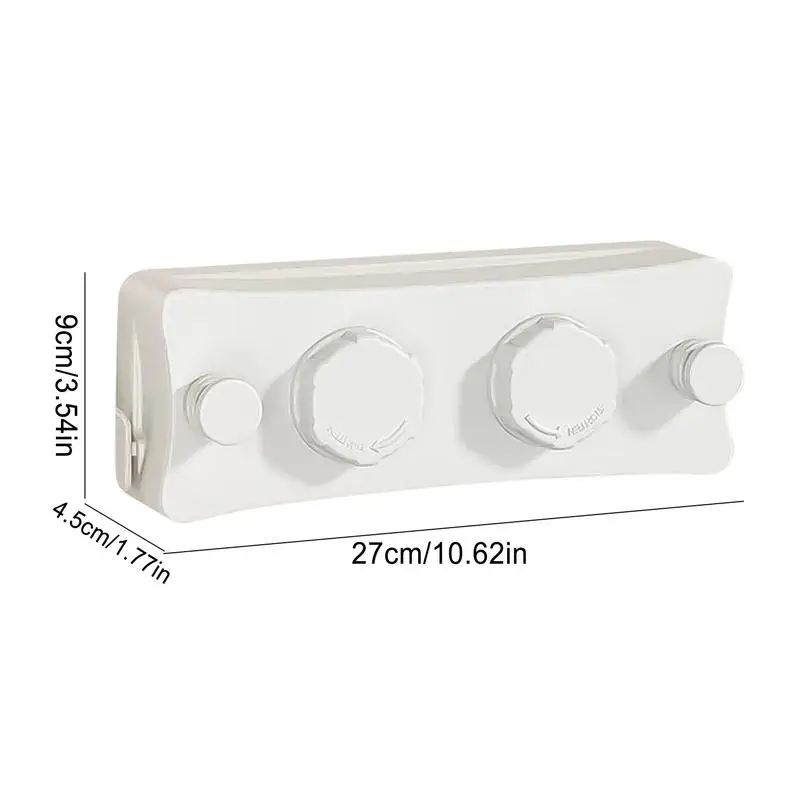 Retractable Clothesline Indoors Telescopic Clothesline Heavy Duty Laundry Rope Anti-Slip Invisible Wire Drying Rack Space-Saving
