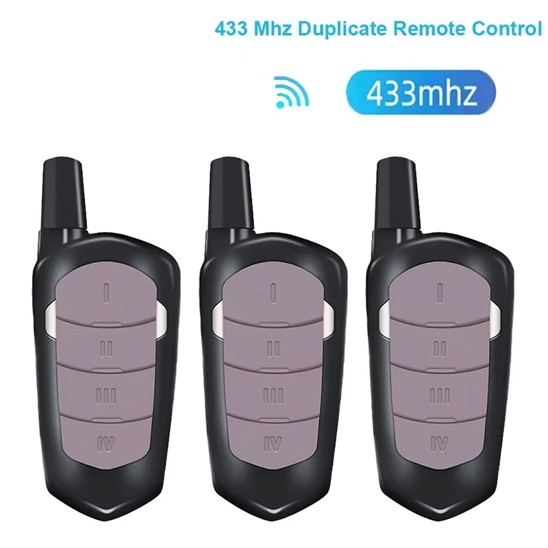 Garage Remote Control Duplicator 433Mhz Gate Door Commands Opener 433Mhz Garage Door Remote Control Cloner - Fixed / Rolling Kit