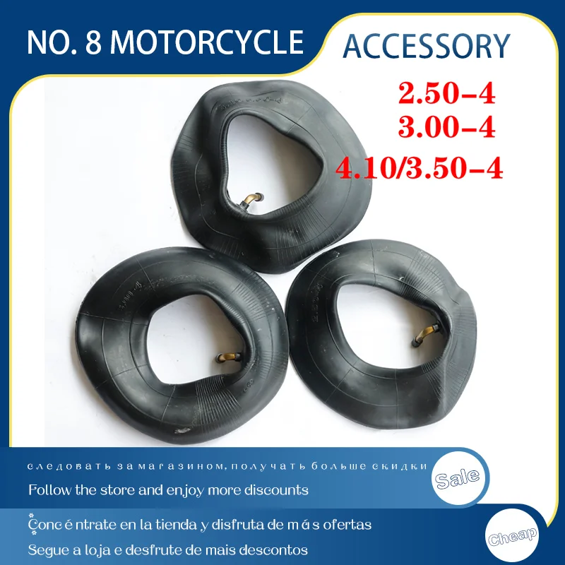 2.50-4 3.00-4 4.10/3.50-4 innertube tubo interno com válvula dobrada 45 90 graus válvula para carrinho de bebê carrinho de criança scooter 10