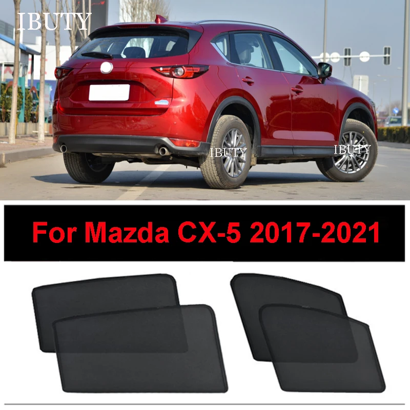 

For Mazda CX5 CX-5 2017 2018 2019 2020 2021 Magnetic Car Sunshade Visor Mesh Curtains Side Window Sun Shade UV Heat Sunshield