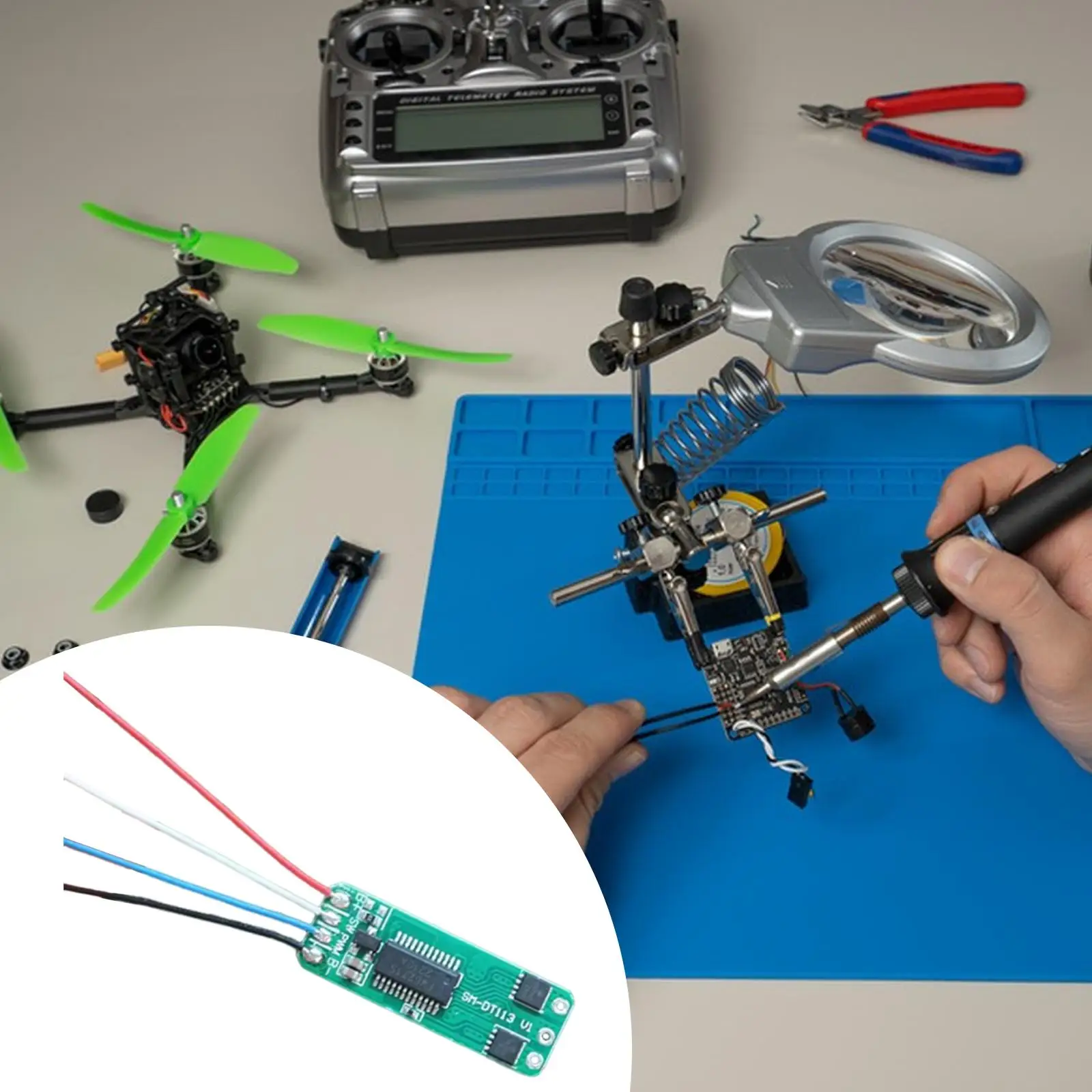 Borstelloze snelheidsregelaar vervangingsgereedschap 5A borstelloos voor RC vliegtuig meerassige vliegtuigen