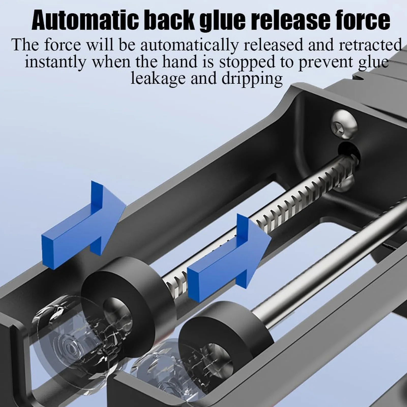 مسدس السد اللاسلكي 6 مستوى سرعة 800N مسدس السد مانع التسرب مع ضوء LED لختم بندقية السد اللاسلكي بندقية تسرب