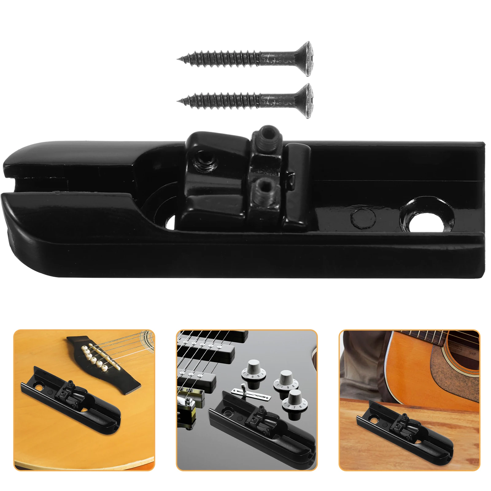 

Electric Bass Saddle Split String Design Durable Saddle Bridge Supplies Bridge Saddles Metal Guitar Replacement Part