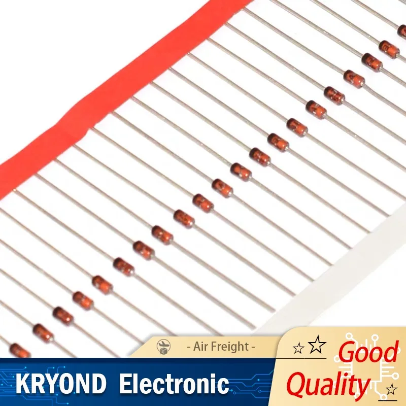 

50 шт. стабилитрон DO-41 1 Вт 3 В-22 В 1N4733 1N4728