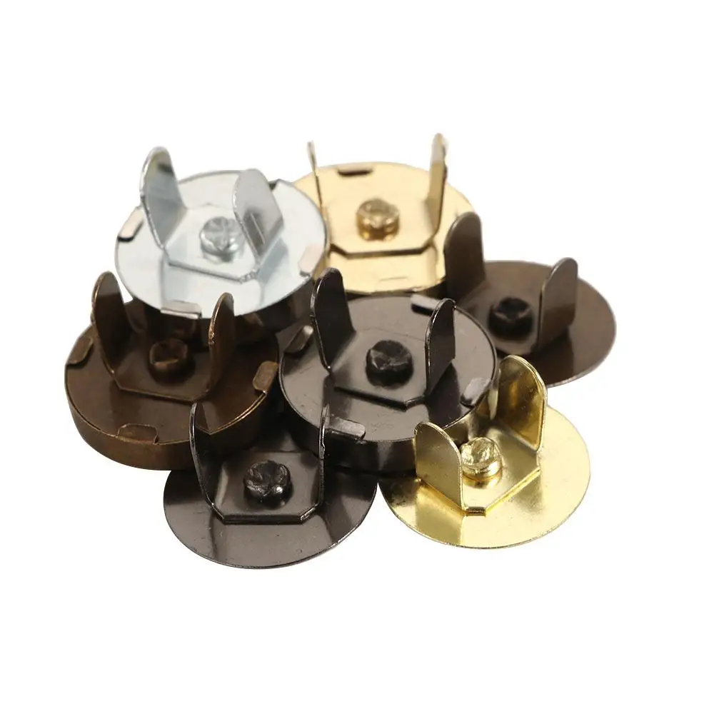 Metal for luggage bags Wallet Snaps Replacement Buckle Luggage Clasp Purse Buckle Bag Parts Magnet snaps Bag Accessories