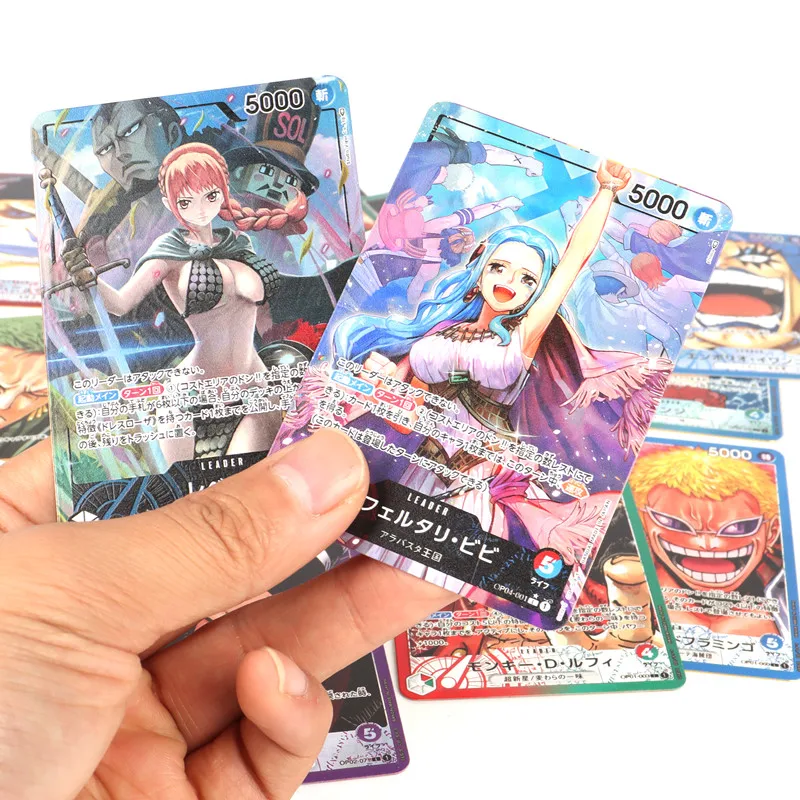 Japanese Version One Piece Metal Card Gear 5 Monkey D Luffy Roronoa Zoro Nefertari Vivi Animation Collection Card